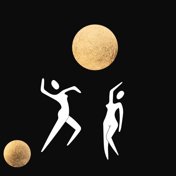 Soraya Anceaux - L'Esquisse d'un Rêve Éveillé 4 - Acrylic and 24K Gold Leaf on Canson Paper