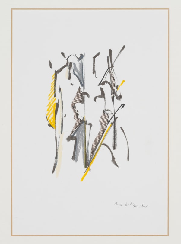 Drawing, Mixed Media on Paper, Movimento, Composizione a by Marco Di Piazza