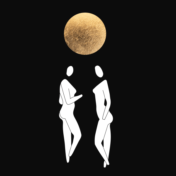 Soraya Anceaux - L'Esquisse d'un Rêve Éveillé 3 - Acrylic and 24K Gold Leaf on Canson Paper