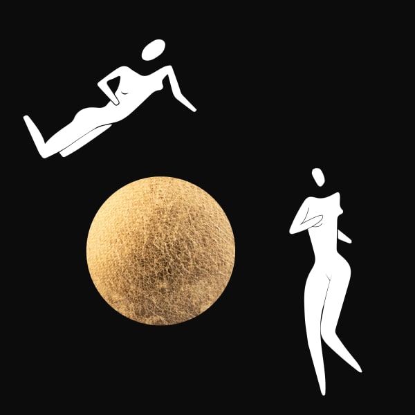 Soraya Anceaux - L'Esquisse d'un Rêve Éveillé 24 - Acrylic and 24K Gold Leaf on Canson Paper