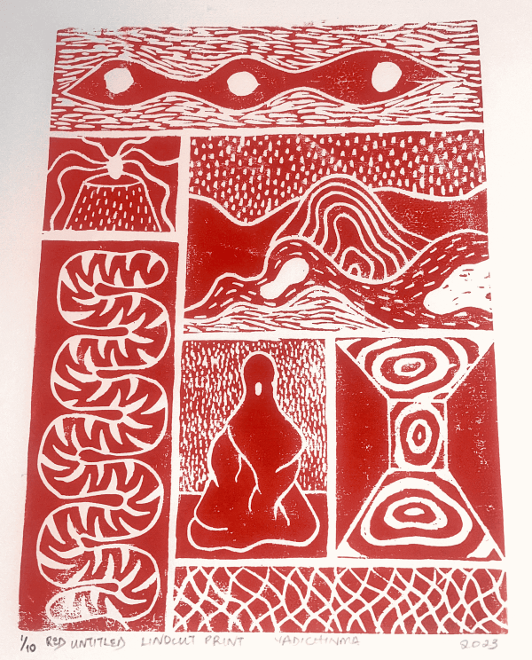 Yadichinma Ukoha-Kalu, Untitled (Red), 2023