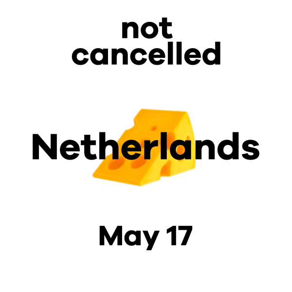 not cancelled Netherlands (online)