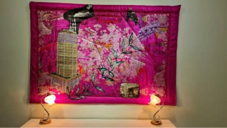 Ali Trade Center Series IV (with Buddleia), Installation view, 2022