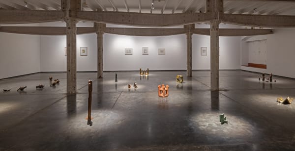 Lyric Still: Sculptures by Sushen Ghosh, Installation View, Project 88, 2023.