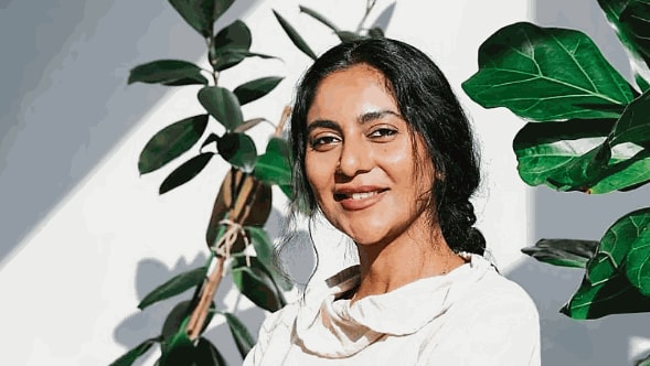 Pallavi Paul; (below) her 63-minute feature-length film