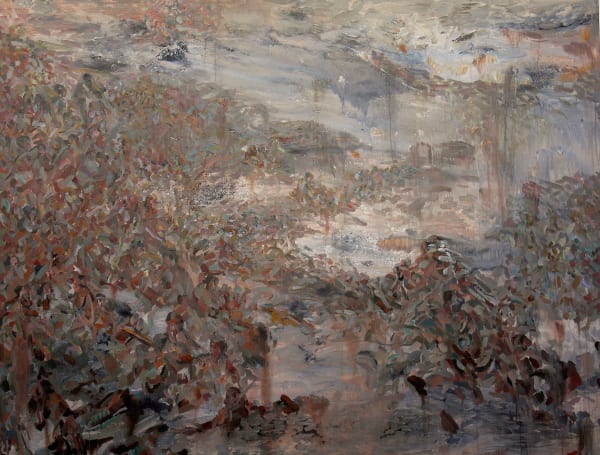 Amitesh Shrivastava, Untitled, Acrylic on canvas, 77 X 60 Inches, 2016