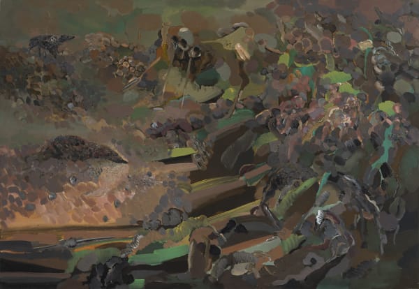 Amitesh Shrivastava, Sniff, Acrylic on canvas, 78 x 54 inches, 2019
