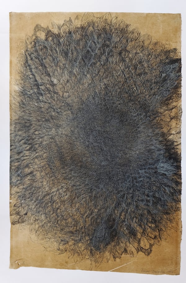 Helianthus 8, Lithograph on Indian rice paper, 81 x 53.5 cms, 2004