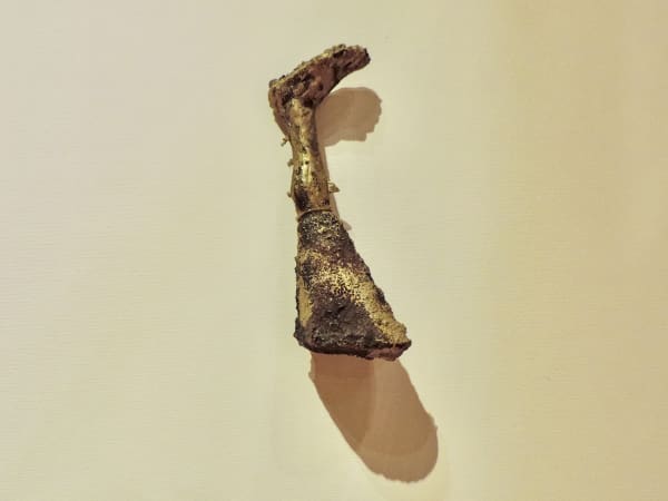 Amol K Patil, Gaze Under Your Skin, Bronze sculpture , 6.4 x 2.5 x 2.6 inches, 2020