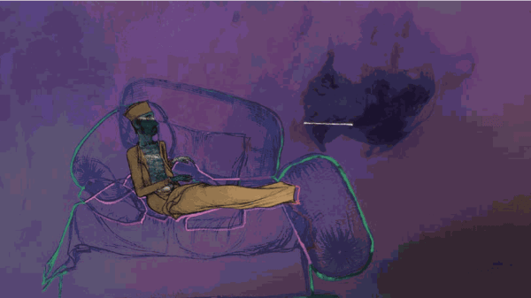 Raqs Media Collective, Dyeing Inayat Khan, 2016