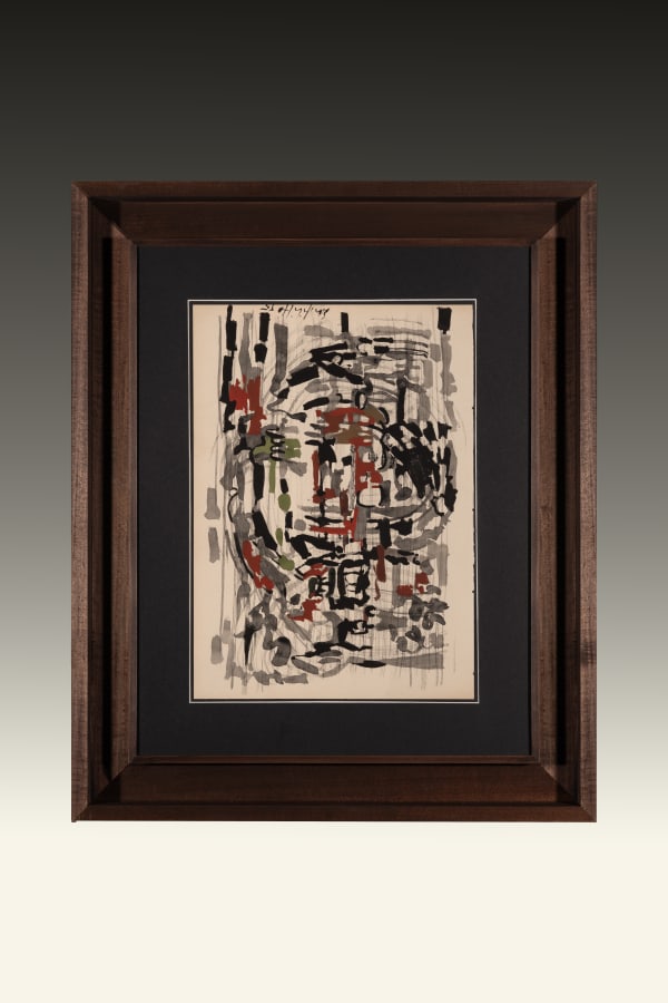 Antonio Sanfilippo ( Partanna 1923 - Roma 1980), Senza titolo , 1955