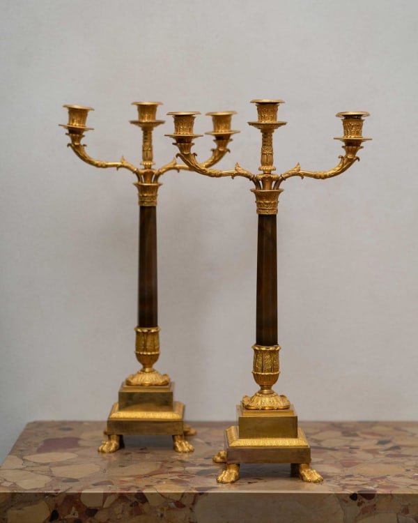 Pierre-Philippe Thomire (Parigi, 1751- Parigi, 1853), Coppia di Candelabri