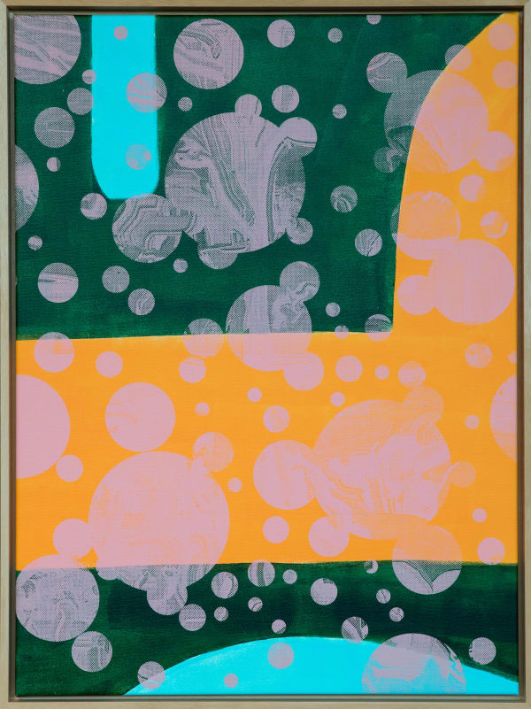 A perforated memory of a screenprint of my own interpretation of a Breughel painting