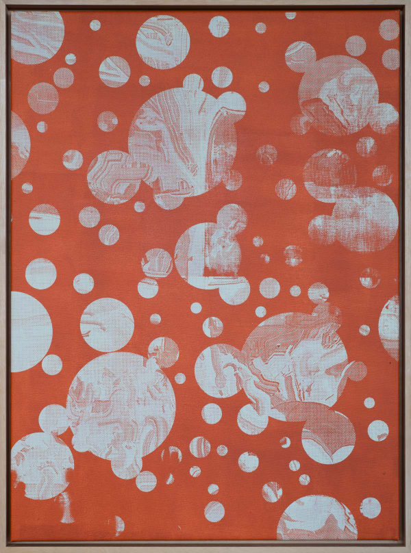 A perforated memory of a screenprint of my own interpretation of a Breughel painting