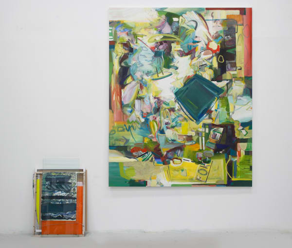 2 Forgotten Places 2 2020 Oil On Linen Mixed Media On Paper