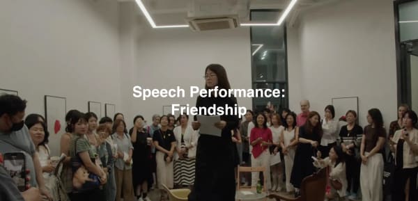 Speech Performance 'Friendship', Bona Park