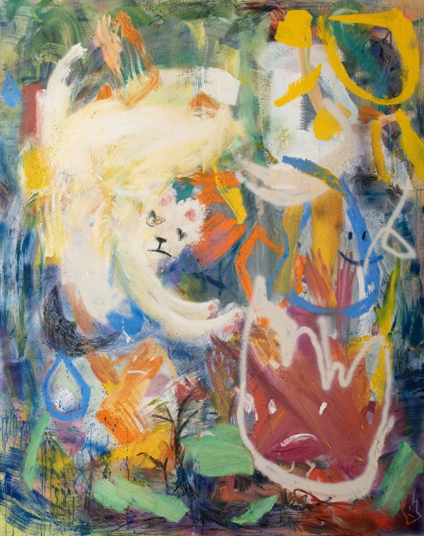 달이 변하는 모습을 동물의 뼈에 새겨 예술 애호가가 되었다 Astronomy makes Art Lovers mixed media on canvas, 227.3 x 182 cm, 2021