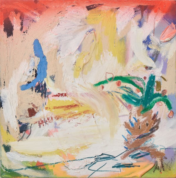 음- 파 - 소리를 내면 Nothing better than breath mixed media on canvas, 30 x 30 cm, 2021