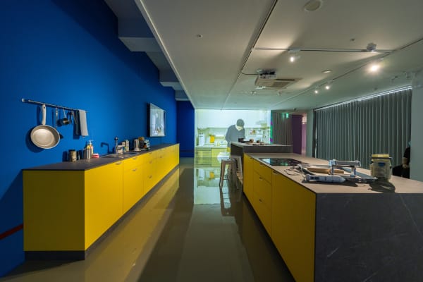 SAD Kitchen | 2021-2022 UHD Video |Installation, Sound, Colour, 10'46 Installation View, Photo courtesy of the artist