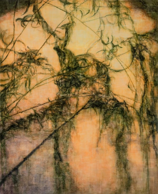 좋은 세계,2020,리넨에 유채,210x170cm