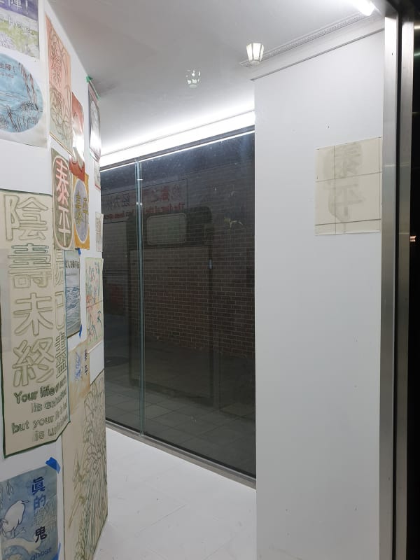 태평선전 Pictures for Use and Pleasure, 2020, 광목에 수채, 인쇄된 종이,가변크기