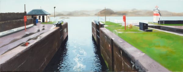 Rainy Morning - Crinan Sealock, 2017