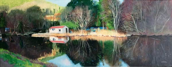 Red Roof Reflections - Crinan Canal, 2017
