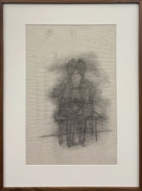 Remedios Varo, Dibujo previo de "Los Amantes" (Preliminary drawing of "The Lovers"), 1963