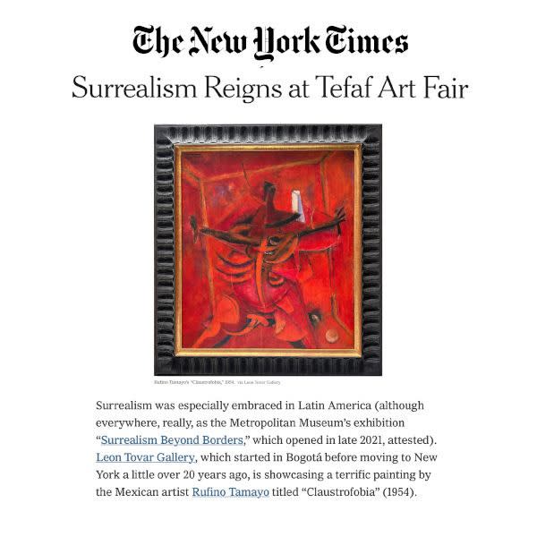 Surrealism Reigns at Tefaf Art Fair
