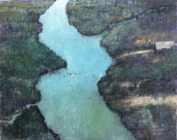 Chester Arnold, Crossing, 2023