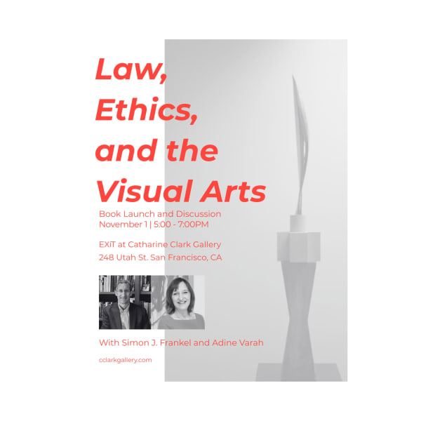 Book Launch and Discussion for 'Law, Ethics, and the Visual Arts'