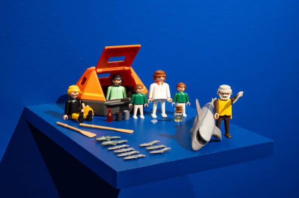 Installation view: Nina Katchadourian: Origin Stories, National Nordic Museum, Seattle, 2025. Courtesy the National Nordic Museum. Photo: Jim Bennett / Photo Bakery.