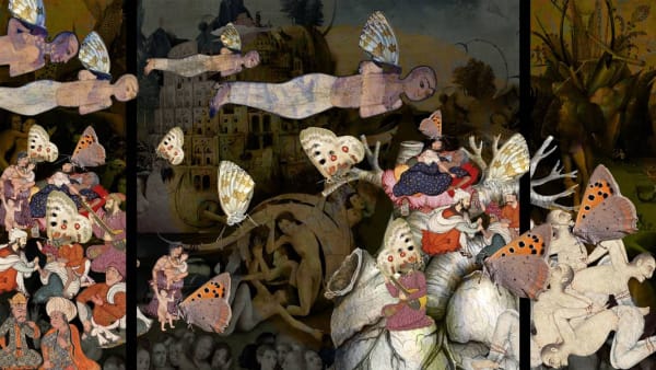 A still from Zeina Barakeh’s ‘The Labyrinths of Remedies,’ 2025. The animation is also on view at Catharine Clark. (Courtesy...