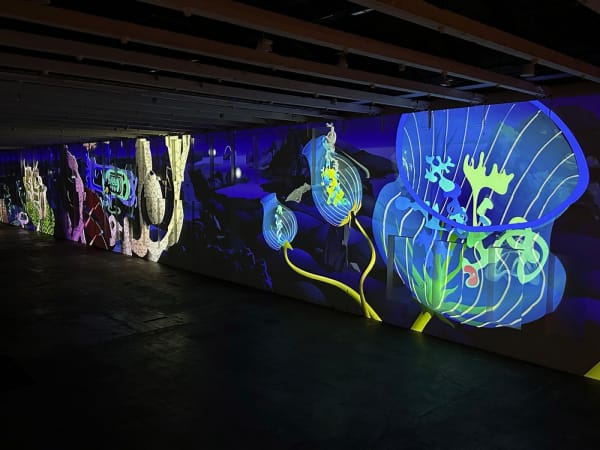 Chris Doyle, The Coast of Industry, 2024, digital animation, sound. Courtesy of the artist.