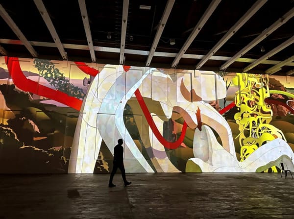 Chris Doyle, The Coast of Industry, 2024, digital animation, sound. Courtesy of the artist.