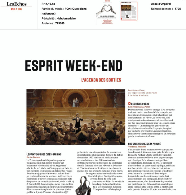 Lesechos Week-end, Esprit week-end - Une galerie chez Jean Prouvé