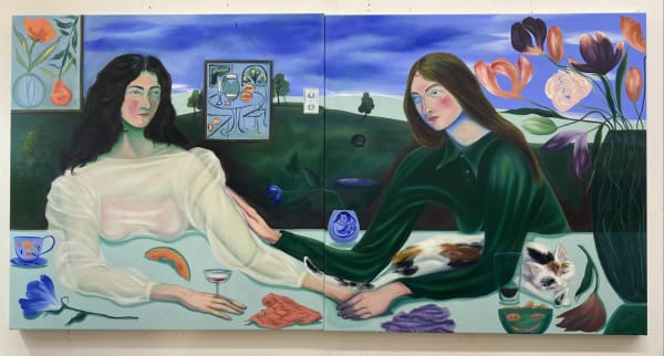 Laura Burke, THE LUNCHEON I + II, 2025