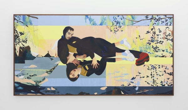 Apolonia Sokol Exh View I Had Trouble Sleeping But She Said She Loved Me Echo Et Narcisse 300 X 150 Cm Oil On Canvas 2018