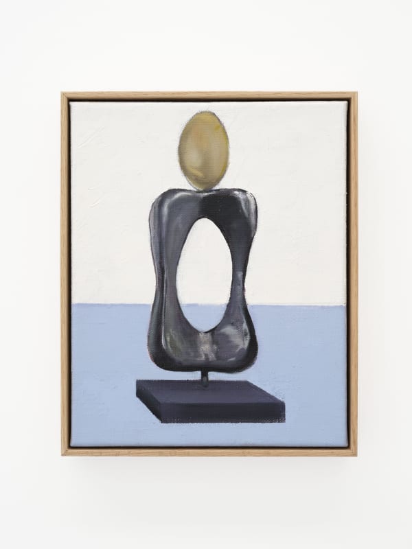 Apolonia Sokol A hole & an egg, 2025 Oil on canvas 31 x 25 cm