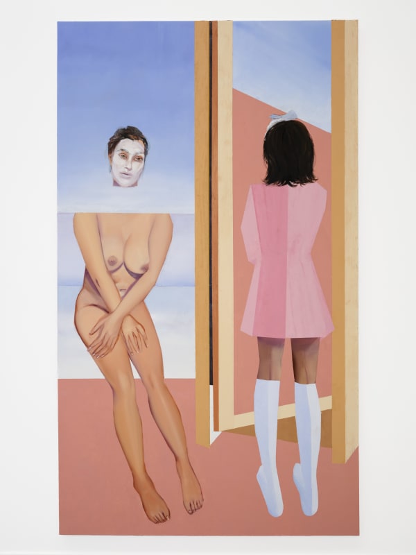 Apolonia Sokol The Annunciation, 2025 Oil on canvas 195 x 114 cm