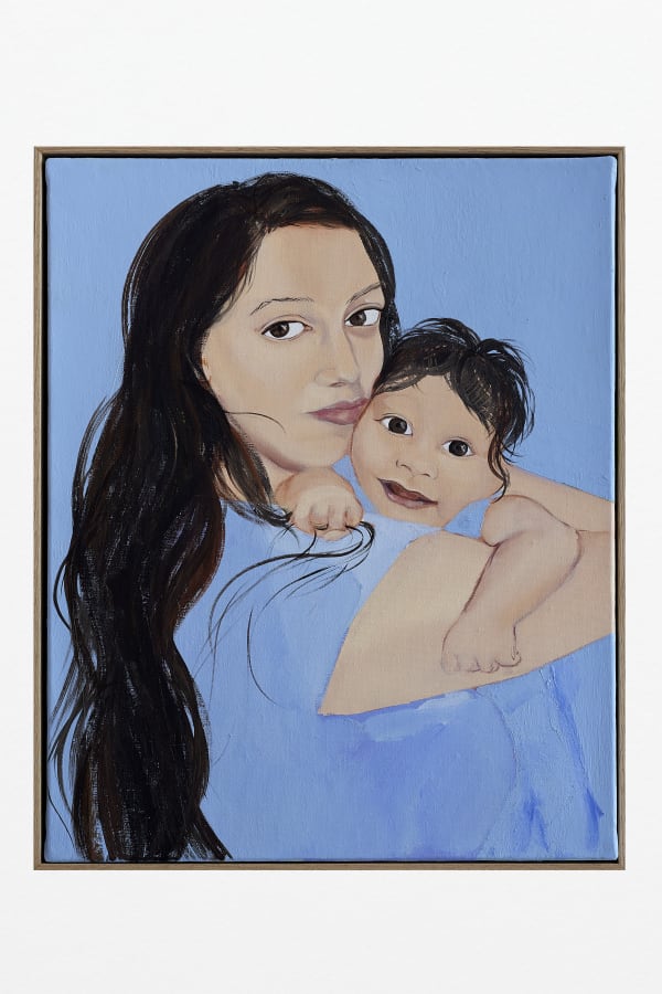 Apolonia Sokol Julia & Alice, 2025 Oil and wax on canvas 50 x 40 cm