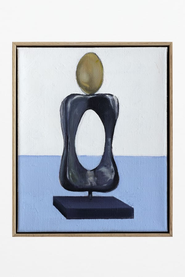 Apolonia Sokol A hole & an egg, 2025 Oil on canvas 31 x 25 cm