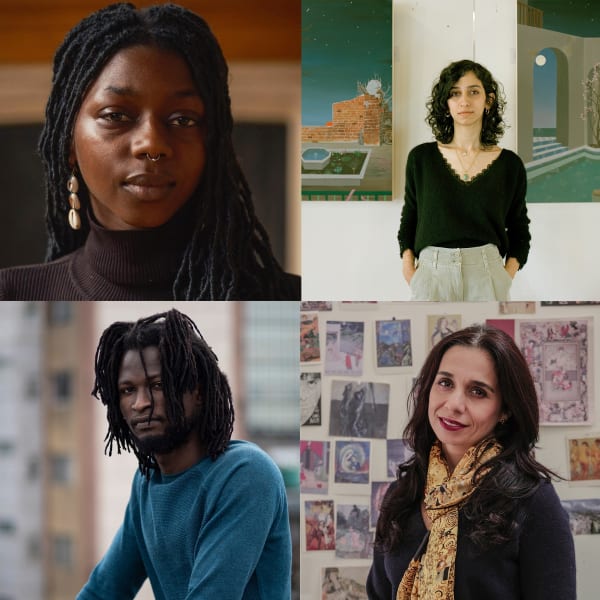 Artist Talk with Azadeh Nia, Shiva Ahmadi, Yacine Fall, and Fidelis Joseph