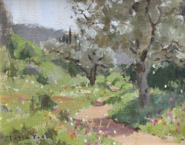 Lotta Teale, Spring Flowers, Judean Hills
