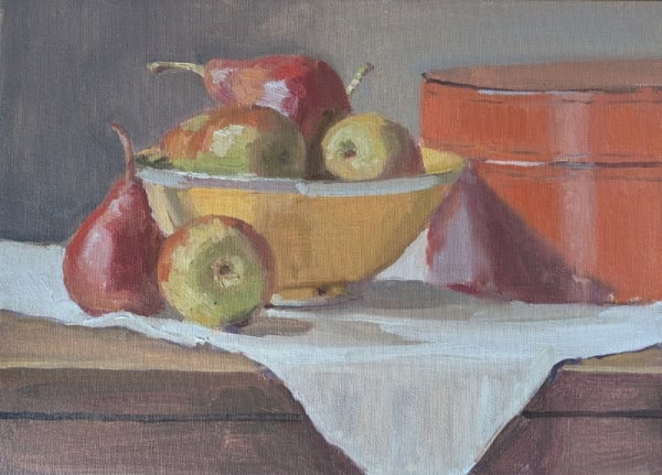 Lotta Teale, Red Pears and Burmese Box