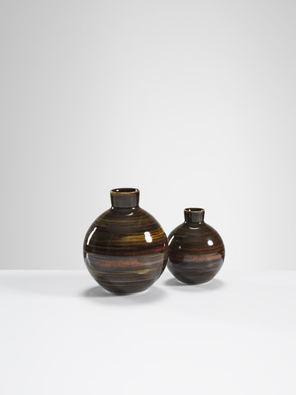 Chris Keenan, 72 Multi-striped globe vase