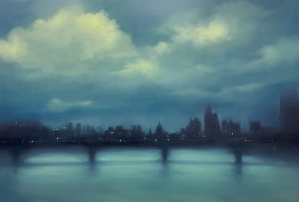 Jenny Pockley, Waterloo Bridge (Blue)
