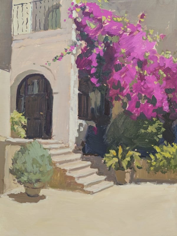 Lotta Teale, Bougainvillea at the American Colony, Jerusalem