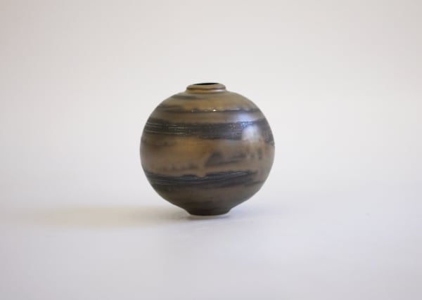 Tricia Thom, 69. Mini moon jar gold