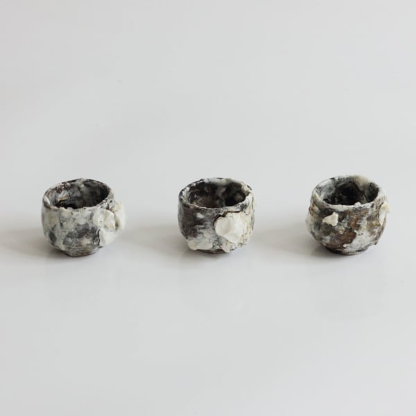Akiko Hirai, 82 (sold), 83, 84. Chocco (Sake Cup)